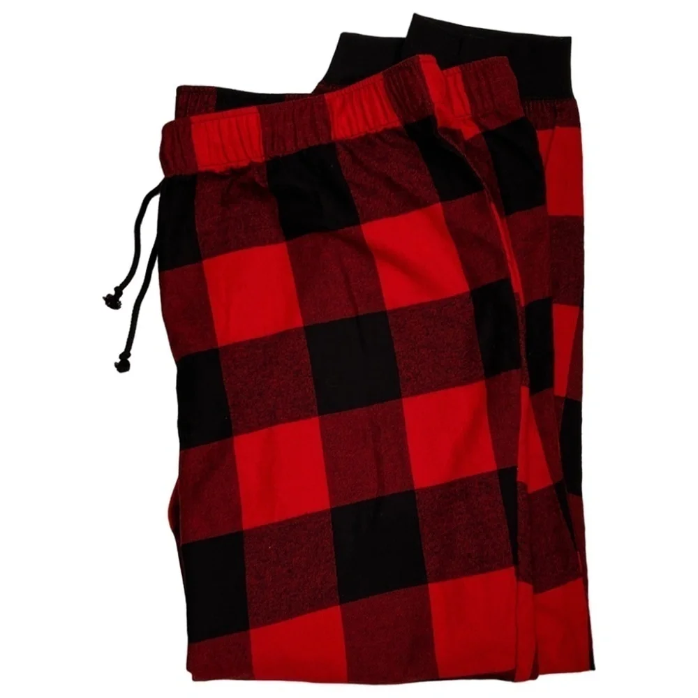 Nordstrom ABOUND Flannel Jogger Pants Buffalo Plaid Fitness Streetwear PJ NWOT - Picture 5 of 11